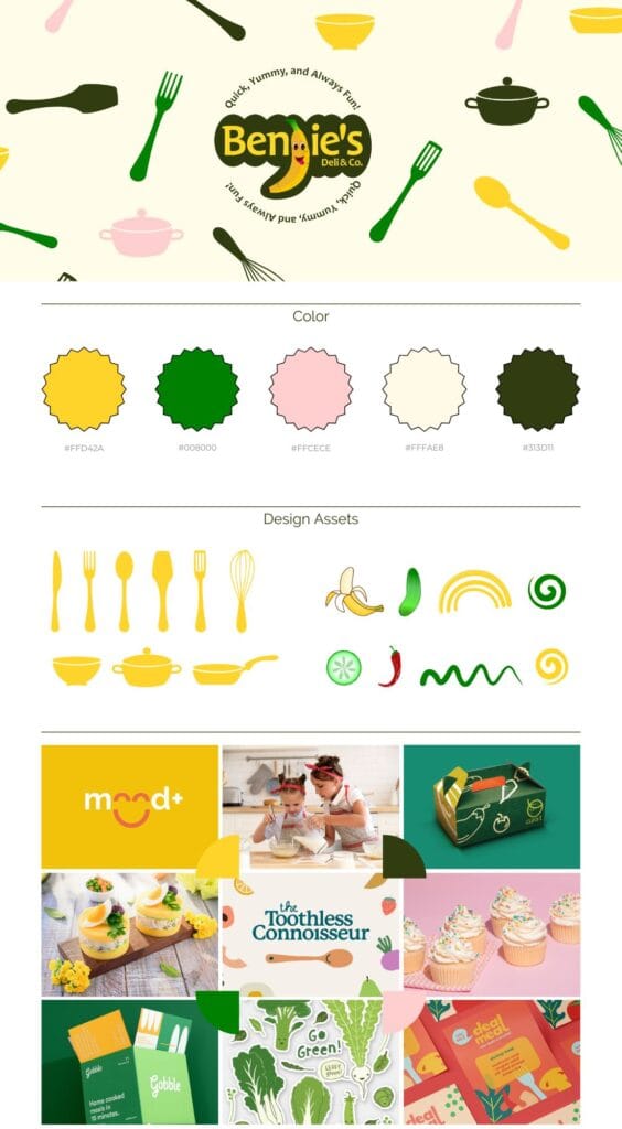 Benjie's Deli & Co. Brand Board
