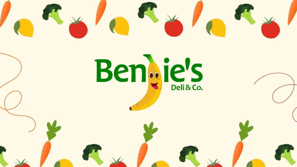 Benjie's Deli & Co. Illustrated Logo Cover