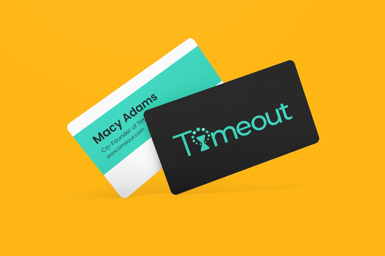 Timeout Business Card Mockup