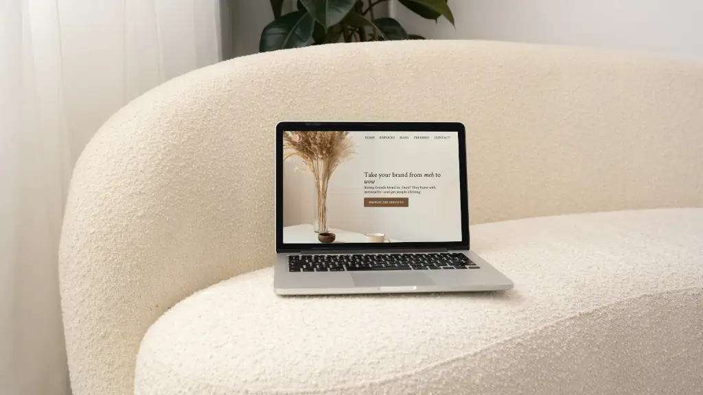 Web design mockup