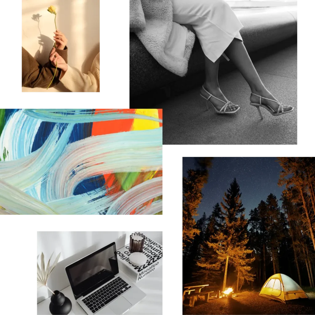 Brand persona mood board