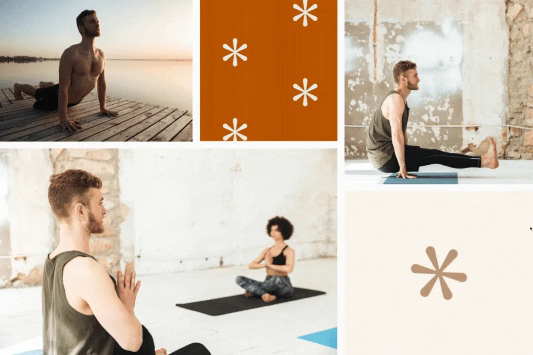 Yoga studio mood board
