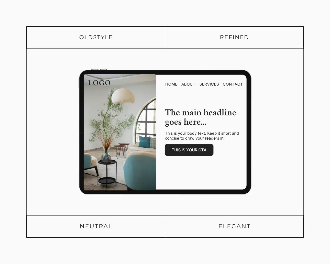 FREE Font Pairing Template