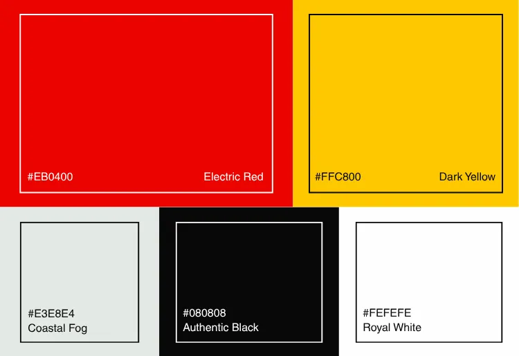 Colour Palette for an Expressive Brand